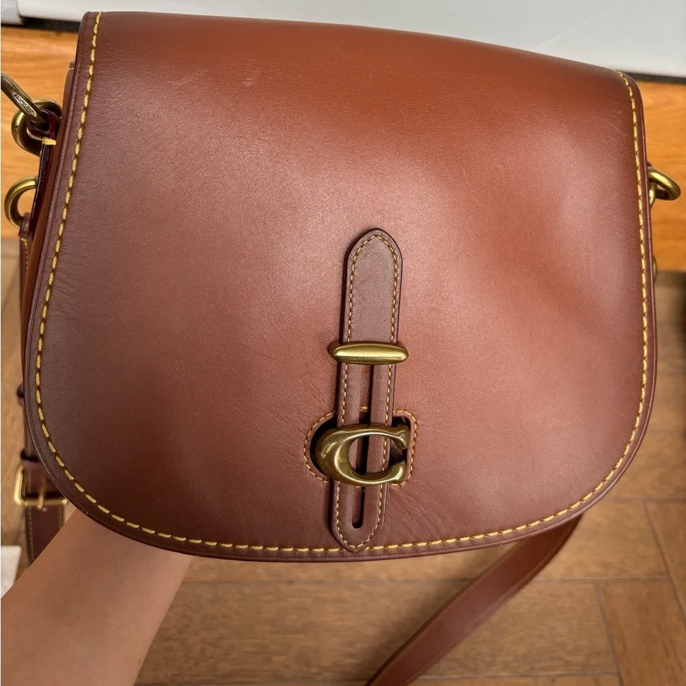 COACH 1941 Glovetanned Leather Saddle Bag